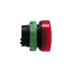 Schneider Electric Harmony XB5 Red Pilot Light Head Ø22 Plain Lens for Integral LED ZB5AV043 - Slide 3