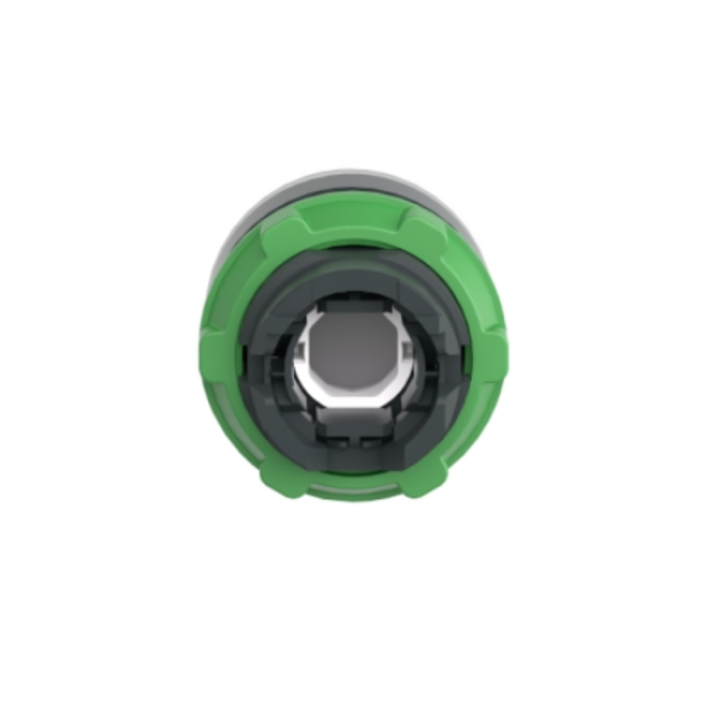 Schneider Electric Harmony XB5 White Flush Illuminated Pushbutton Head Ø22 Spring Return for Integral LED ZB5AW313
