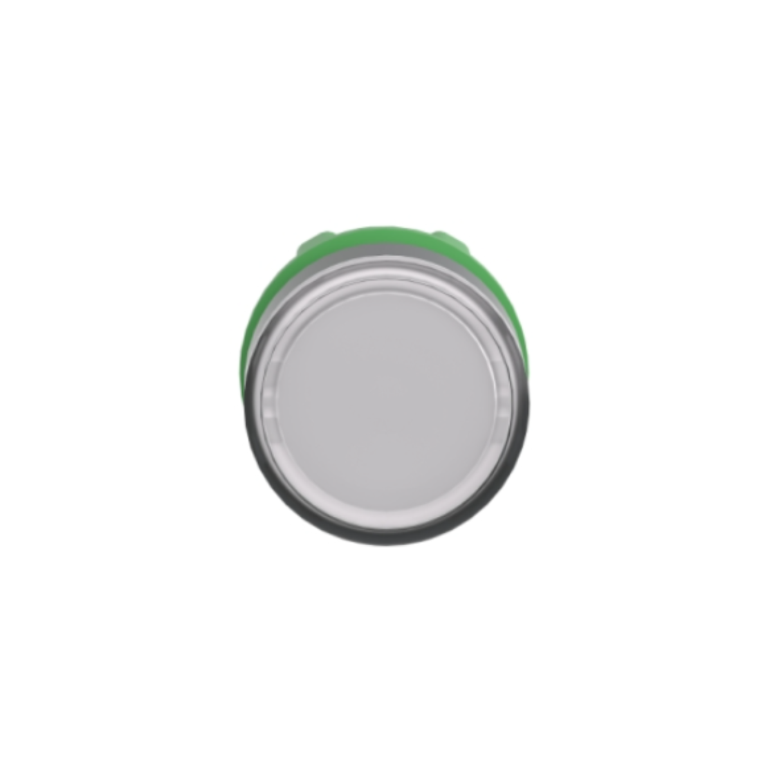 Schneider Electric Harmony XB5 White Flush Illuminated Pushbutton Head Ø22 Spring Return for Integral LED ZB5AW313