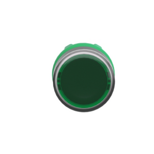 Schneider Electric Harmony XB5 Green Flush Illuminated Push Button Head Ø22 Spring Return for Integral LED ZB5AW333