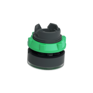 Schneider Electric Harmony XB5 Green Flush Illuminated Push Button Head Ø22 Spring Return for Integral LED ZB5AW333