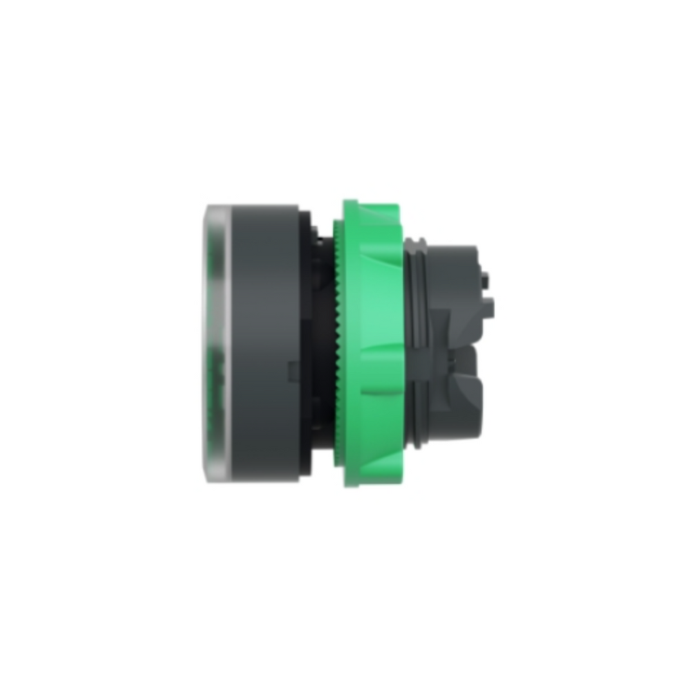Schneider Electric Harmony XB5 Green Flush Illuminated Push Button Head Ø22 Spring Return for Integral LED ZB5AW333