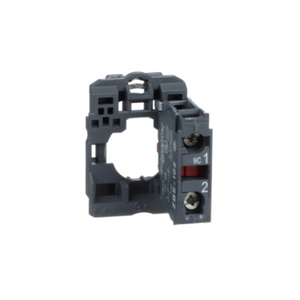 Schneider Electric Harmony XB5 Single Contact Block with Body/Fixing Collar Plastic Screw Clamp Terminal 1 NC ZB5AZ102