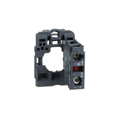 Schneider Electric Harmony XB5 Single Contact Block with Body/Fixing Collar Plastic Screw Clamp Terminal 1 NC ZB5AZ102 - Slide 5
