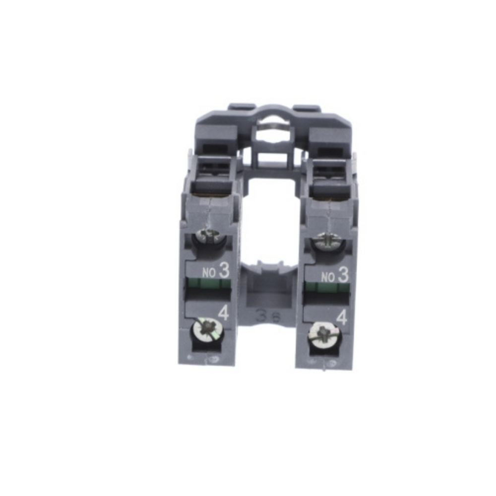 Schneider Electric Harmony XB5 Single Contact Block with Body/Fixing Collar Plastic Screw Clamp Terminal 2 NO ZB5AZ103