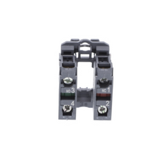 Schneider Electric Harmony XB5 Single Contact Block with Body/Fixing Collar 1NO + 1NC Screw Clamp Terminal ZB5AZ105 - Slide 2