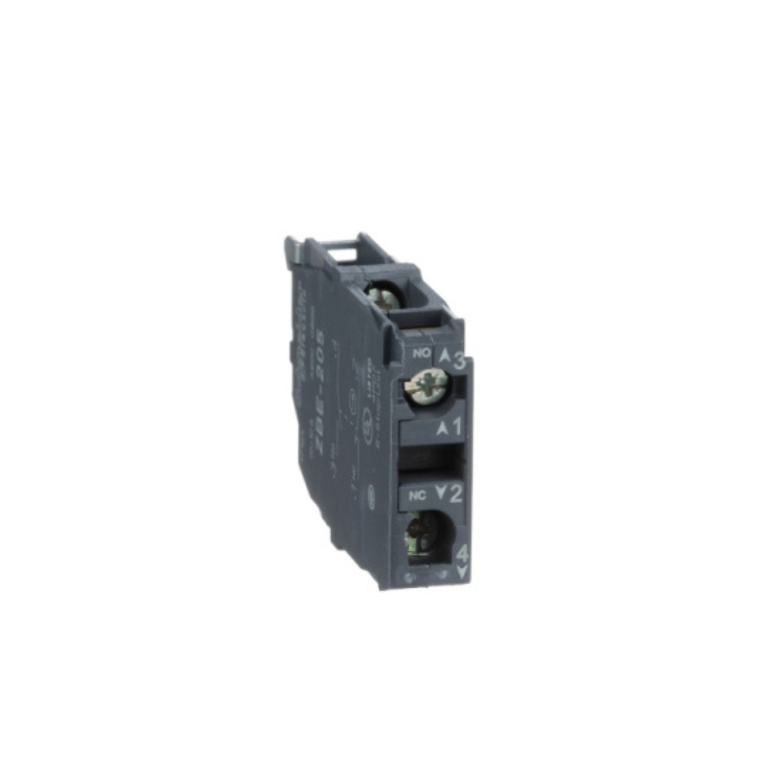 Schneider Electric Double Contact Block's for Head Ø22 1NO + 1NC Screw Clamp Terminal ZBE205