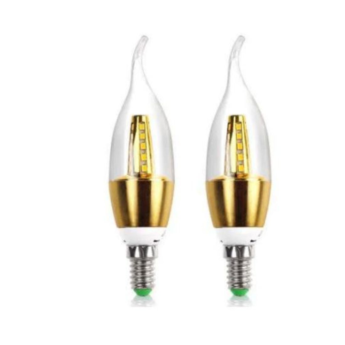 Seelux 6W E14 LED Candle Bulb Gold - Day Light