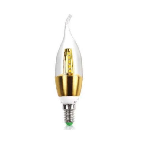 Seelux 6W E14 LED Candle Bulb Gold - Day Light