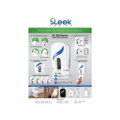 Sleek Series SL 008 Sanitary Bag Dispenser - Black - Slide 3