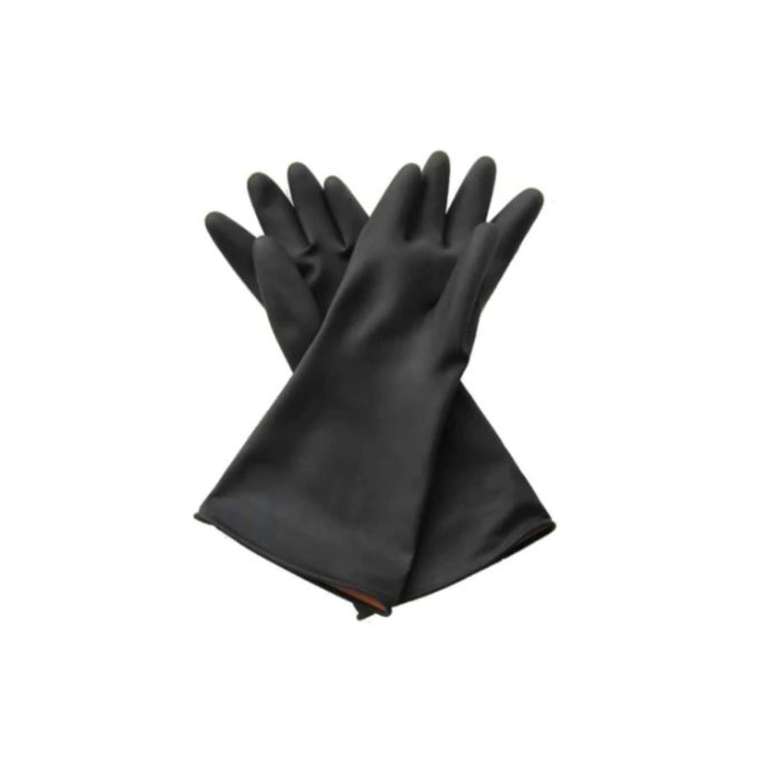 Sun Brand SUNB100 Latex Rubber Gloves - Black