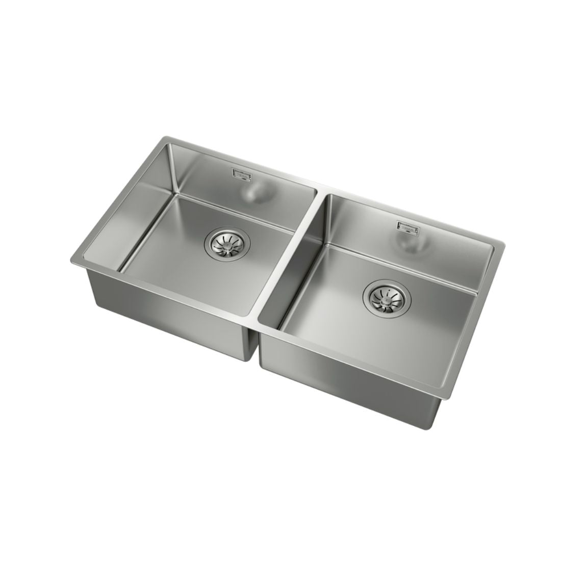 Teka Undermount Stainless Steel Sink with Two Bowls Be Linea RS15 2B 860
