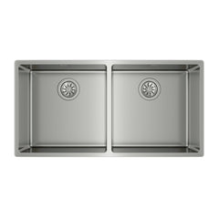 Teka Undermount Stainless Steel Sink with Two Bowls Be Linea RS15 2B 860 - Slide 2