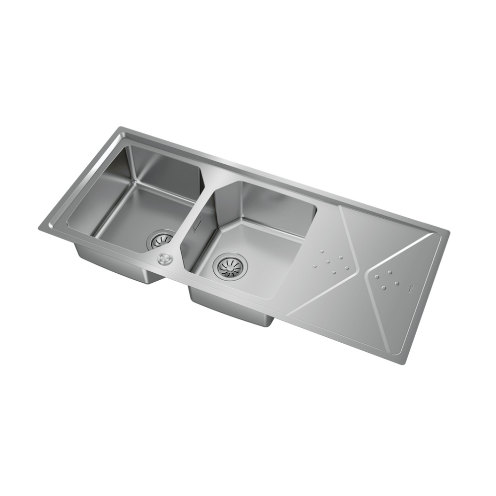 Teka 2-In-1 Installation Stainless Steel Sink Brooklyn 80 M-XP 2B 1D