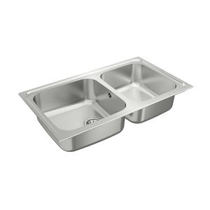 Teka Inset Stainless Steel Sink with Two Bowls Classic 2B 86