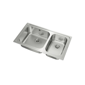 Teka Inset Stainless Steel Sink with Two Bowls Classic 2B 86