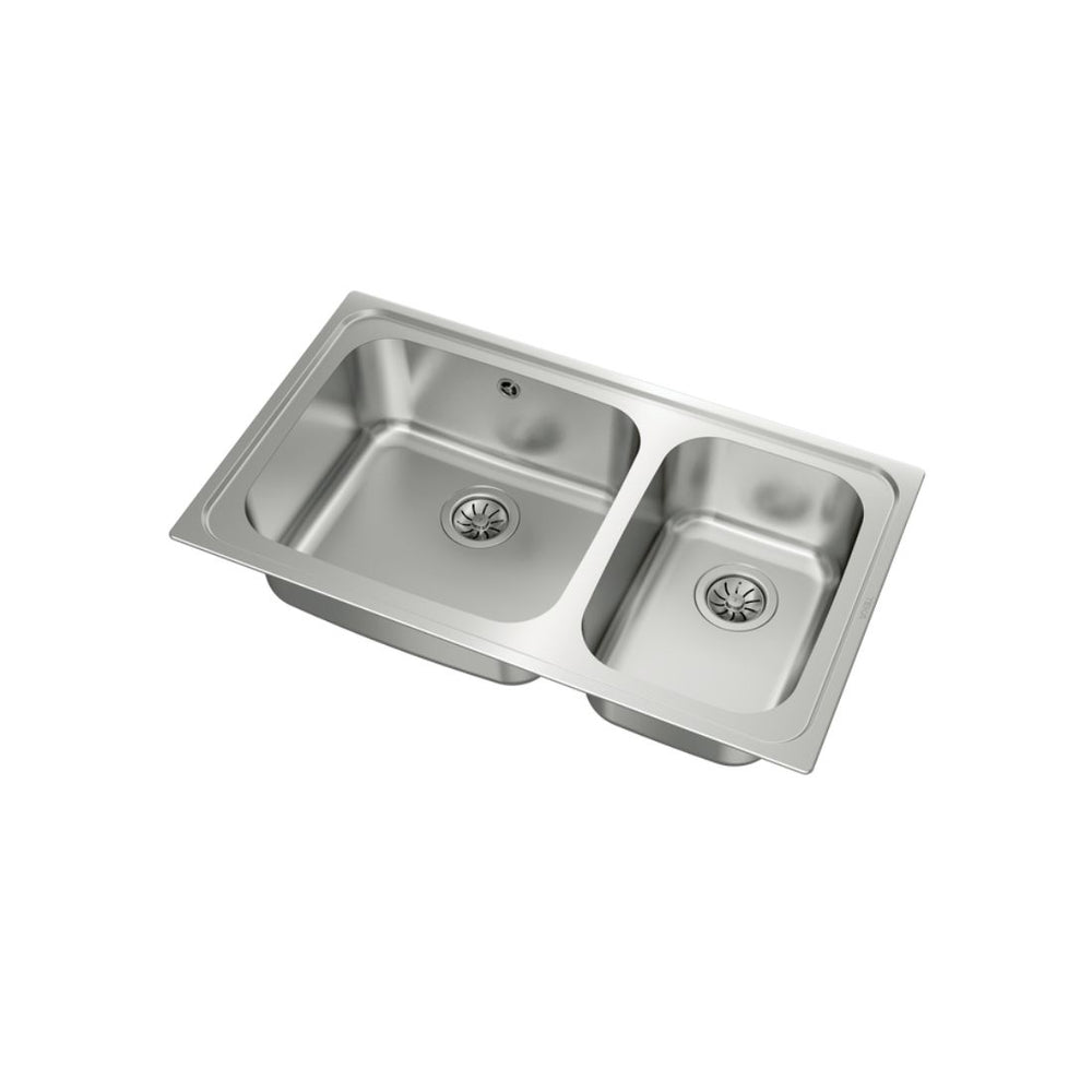 Teka Inset Stainless Steel Sink with Two Bowls Classic 2B 86