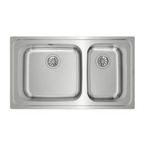 Teka Inset Stainless Steel Sink with Two Bowls Classic 2B 86 in Dubai, UAE