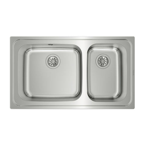 Teka Inset Stainless Steel Sink with Two Bowls Classic 2B 86