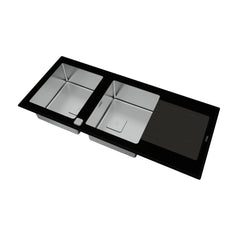 Teka Inset PureLine Glass Sink Diamond RS15 2B 1D AUTO - Slide 2