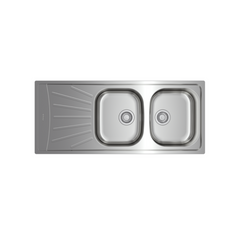 Teka Inset Two Bowls One Drainer Reversible Sink Tekaway Starbright 80 E-XN 2B 1D - Slide 1