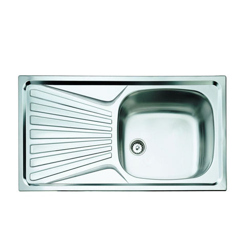 Teka Inset Stainless Steel Sink Tekaway Deva 45 I-CN 1B 1D