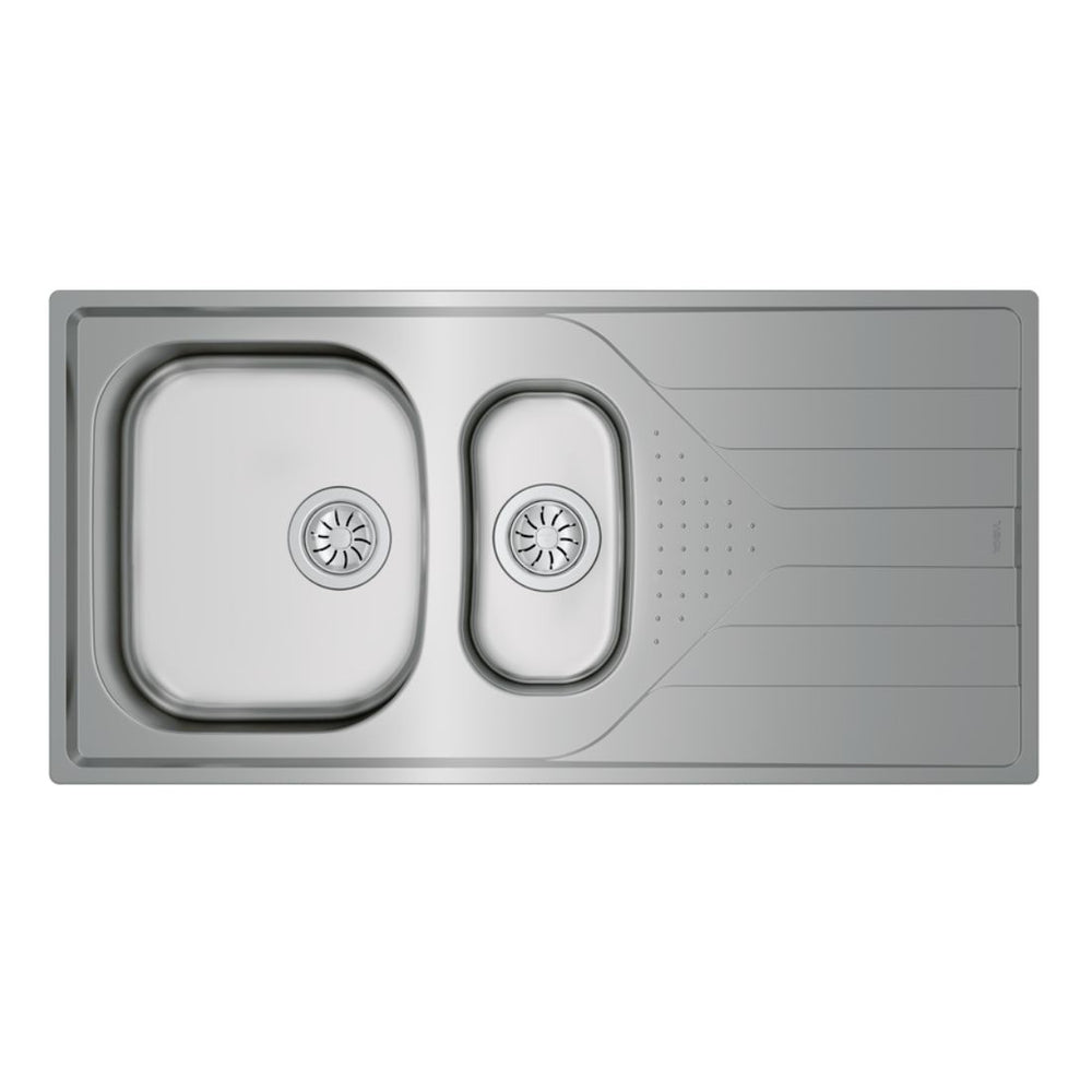 Teka Inset Reversible Stainless Steel Sink Universe 60 T-XP 1½B 1D