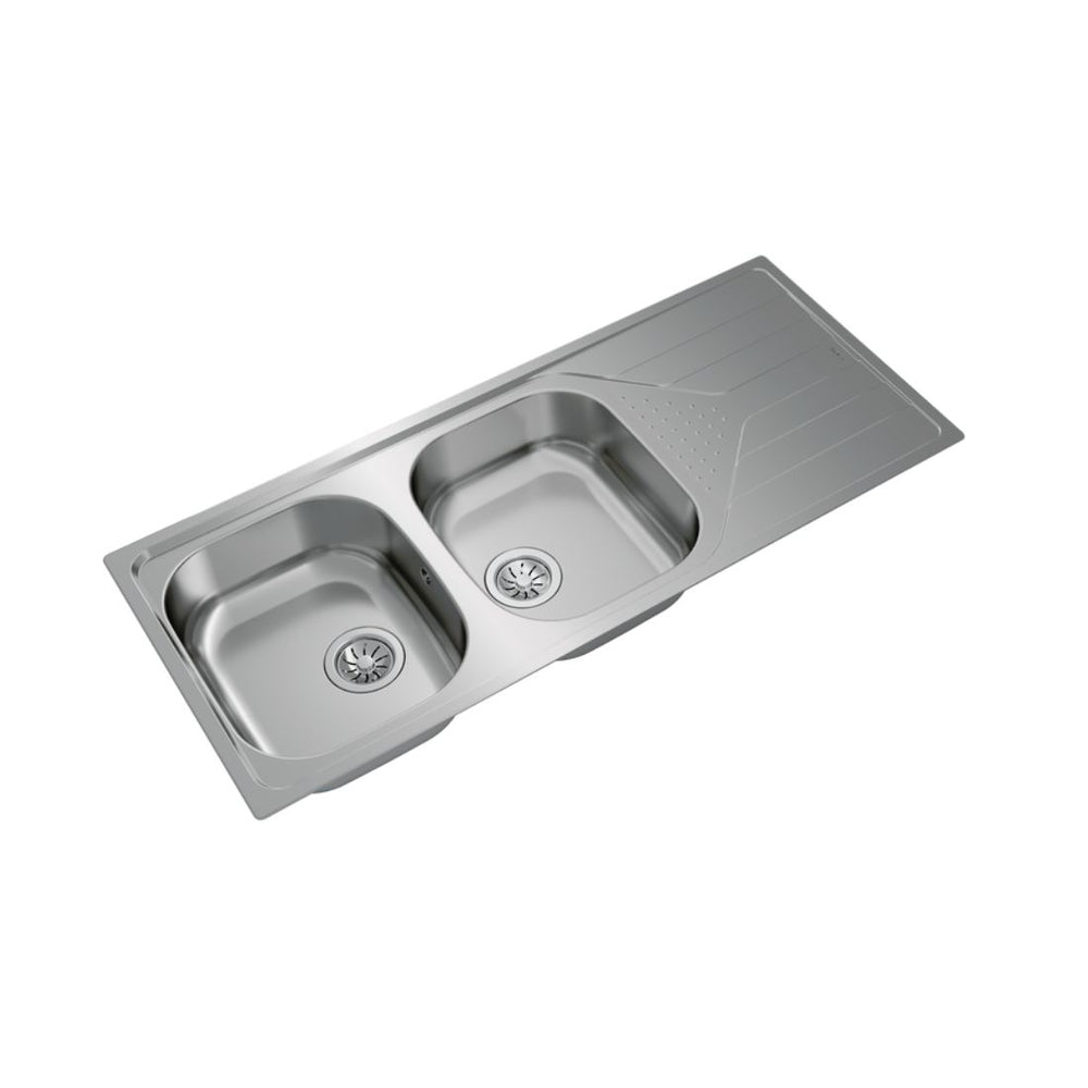 Teka Inset Reversible Stainless Steel Sink Universe 80 T-XP 2B 1D