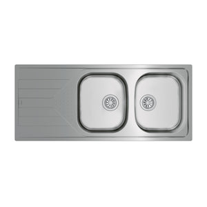 Teka Inset Reversible Stainless Steel Sink Universe 80 T-XP 2B 1D