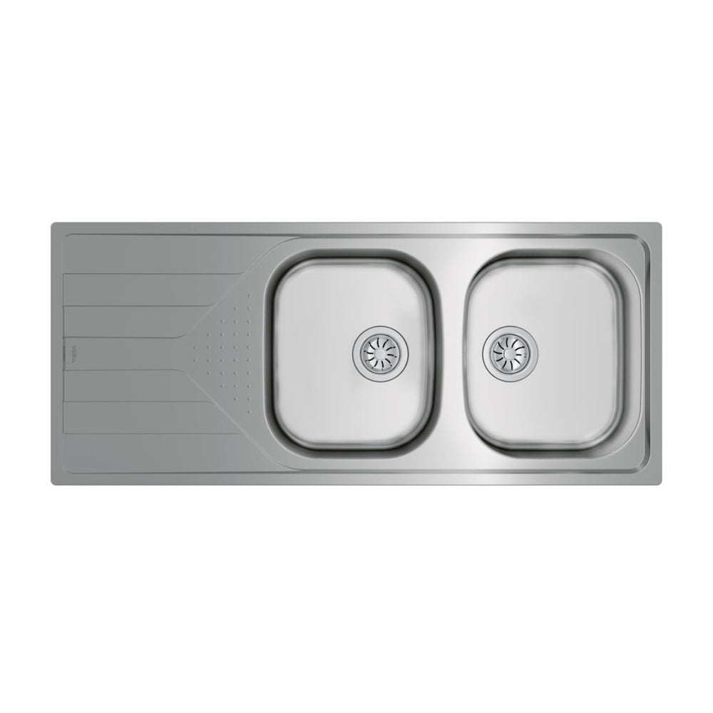 Teka Inset Reversible Stainless Steel Sink Universe 80 T-XP 2B 1D