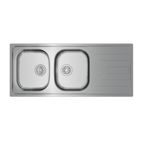 Teka Inset Reversible Stainless Steel Sink Universe 80 T-XP 2B 1D