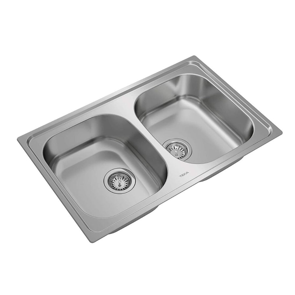 Teka Inset Stainless Steel 2 Bowls Sink Universe 80 T-XP 2B in Dubai, UAE