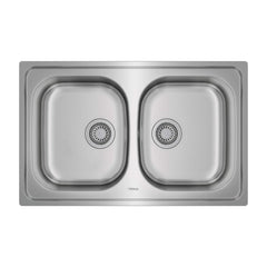 Teka Inset Stainless Steel 2 Bowls Sink Universe 80 T-XP 2B - Slide 4