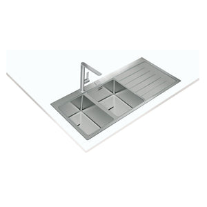 Teka Inset PureLine Stainless Steel Sink Zenit RS15 2B 1D R AUTO