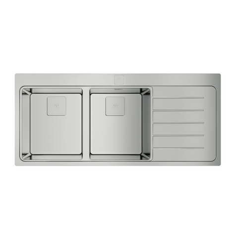 Teka Inset PureLine Stainless Steel Sink Zenit RS15 2B 1D R AUTO