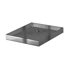 Tomax Tile Type 3mm Aluminum Plate Manhole Cover 65mm Height - Slide 1