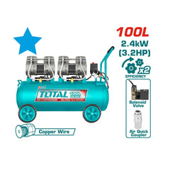 Total Tools Air Compressor Copper Wire Motor TCS2241008-8 - Slide 2