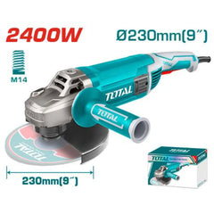 Total Tools Angle Grinder 2400W 230mm Disc Diameter TG1252306 - Slide 2