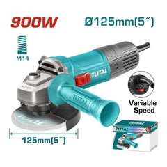 Total Tools Angle Grinder 900W Variable Speed Control TG109125565-8 - Slide 2