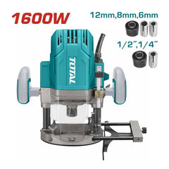 Total Tools Electric Router 1600W 22000rpm No-load Speed TR111216 - Slide 2