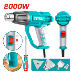 Total Tools Heat Gun 2000W 3 Temeprature Settings TB20078 - Slide 2