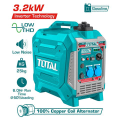 Total Tools Inverter Gasoline Generator 3.2kW Maximum Output TP535006 - Slide 2