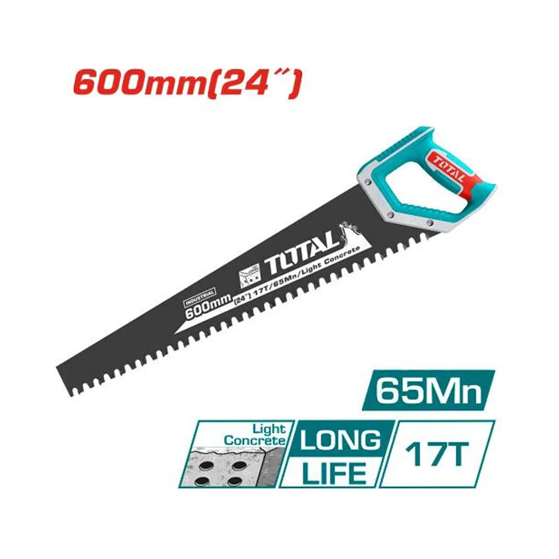 Total Tools Light Concrete Saw 24 Inch THTLCS1241