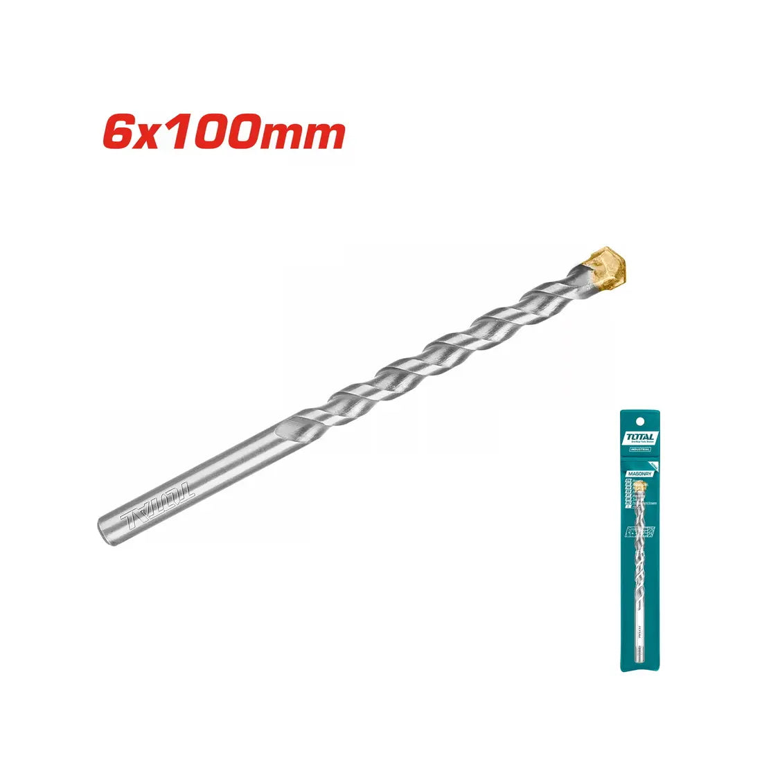Total Tools Masonry Drill Bit 6x100mm TAC210601