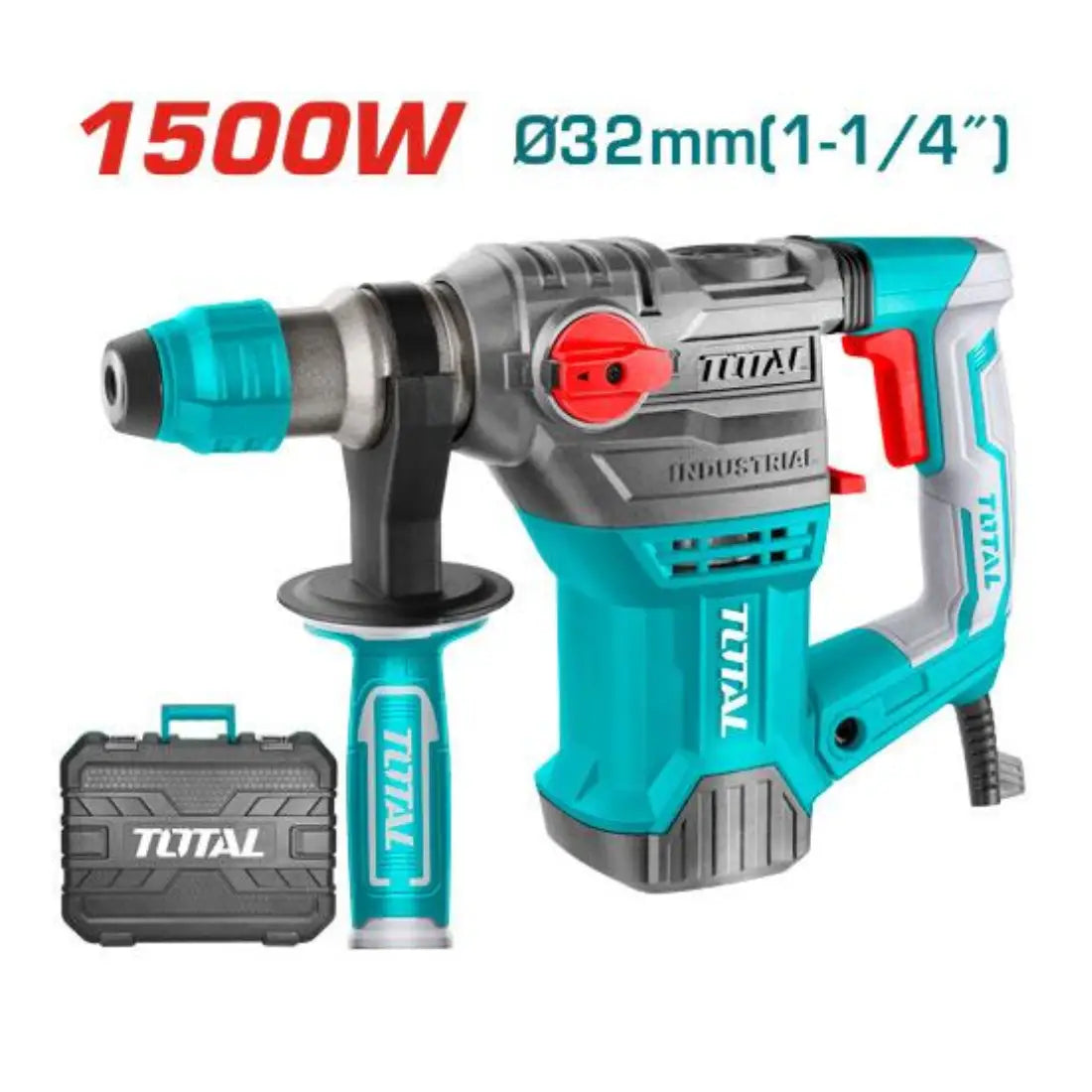 Total Tools Rotary Hammer 1500W 5.5J Impact Energy TH1153216