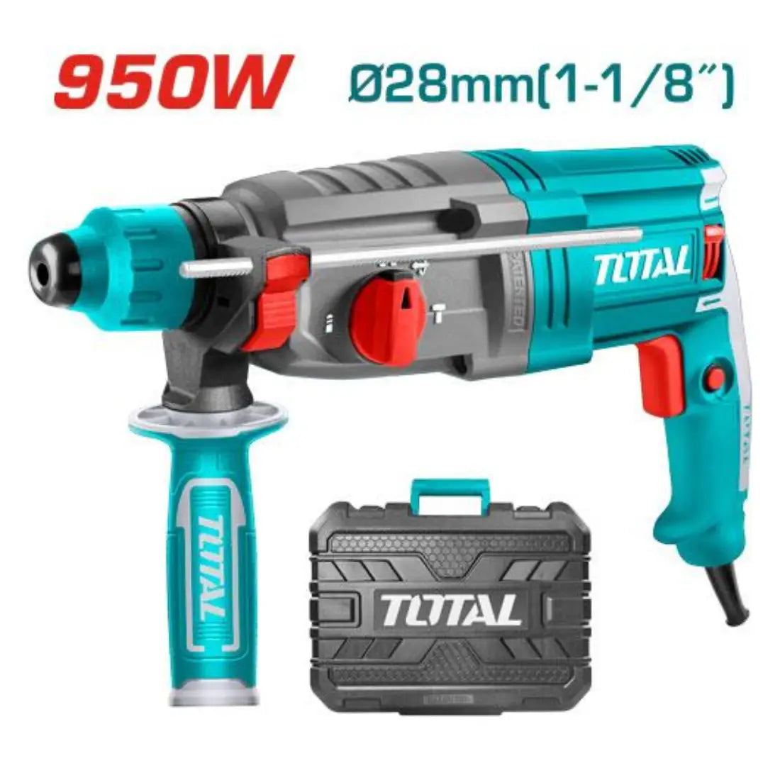 Total Tools Rotary Hammer 950W 2.5J Impact Energy TH309288