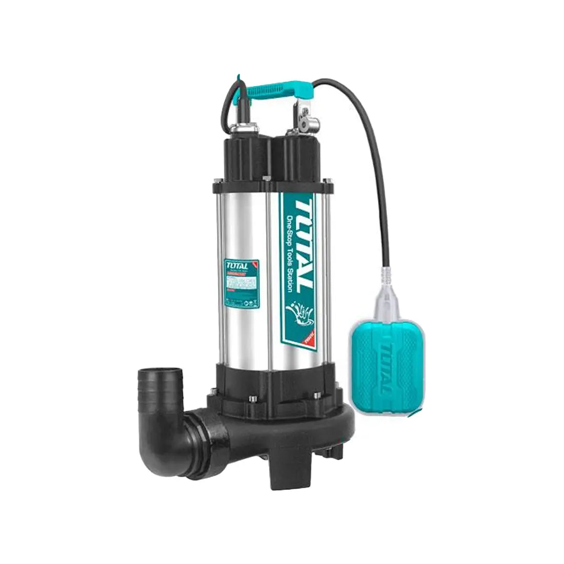 Total Tools Sewage Submersible Pump 1500W Stainless Steel Body TWP7150026