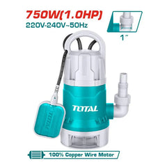 Total Tools Sewage Submersible Pump 750W Copper Wire Motor TWP87506 - Slide 2