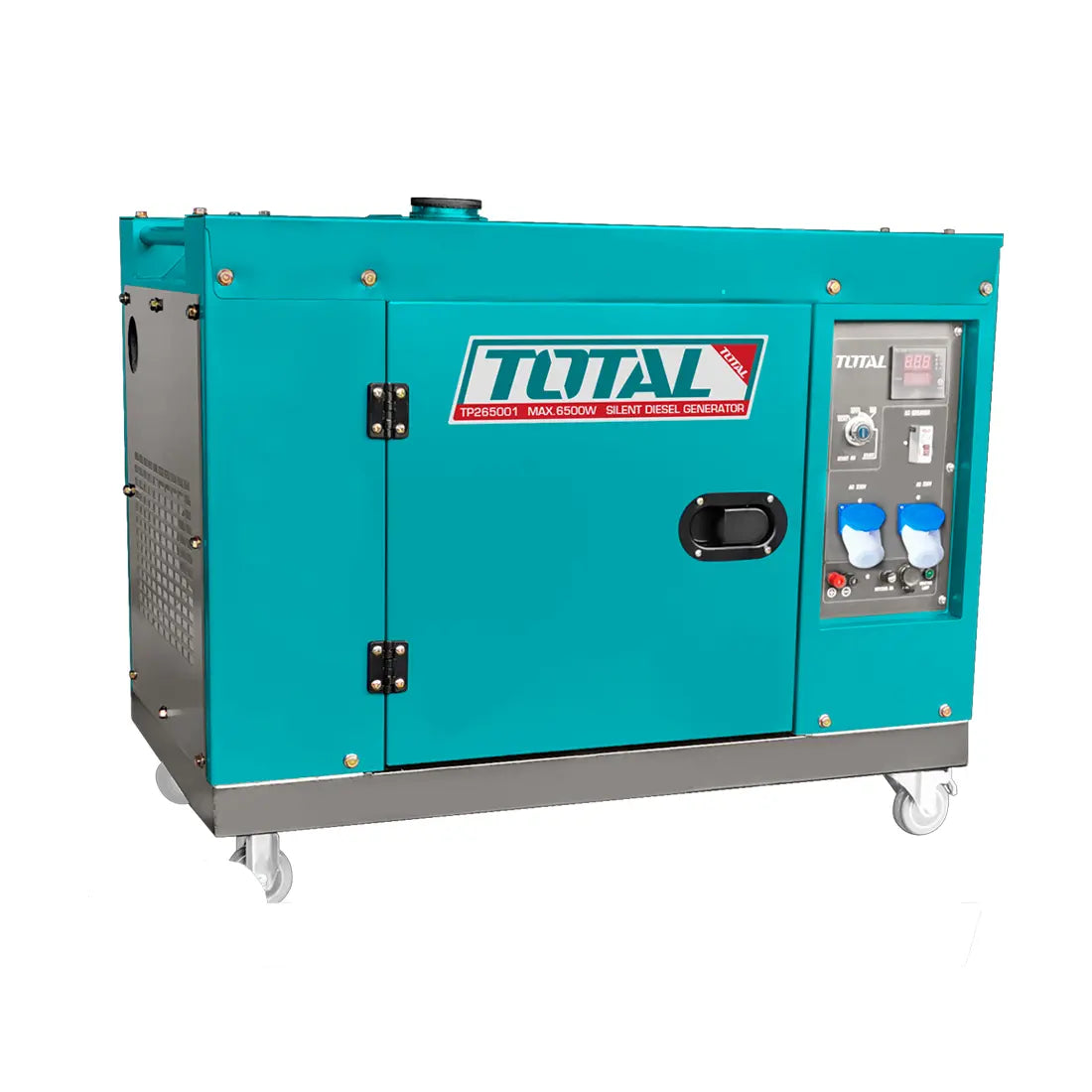 Total Tools Silent Diesel Generator 6.5kW Maximum Output TP265001