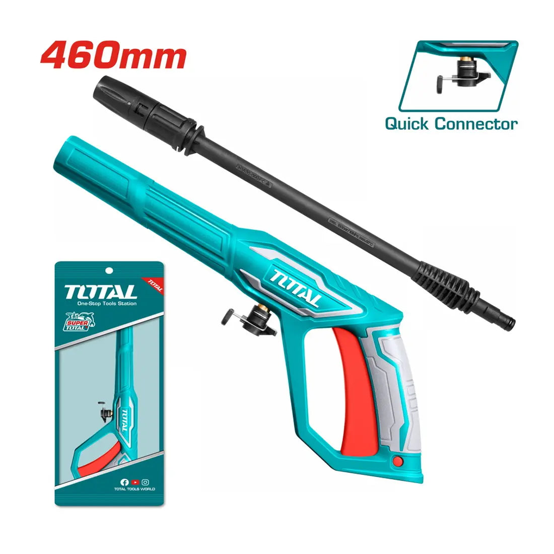 Total Tools Spray Gun 460mm Plastic Body TGTSG026